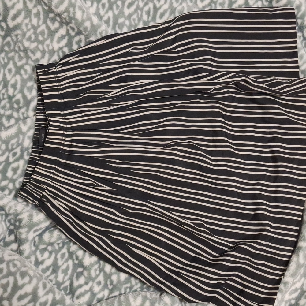 J.CREW Knee Length Striped Skirt